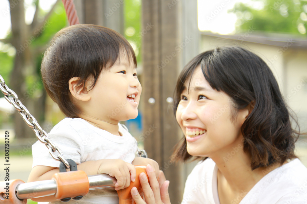 遊ぶ親子 遊ぶ親子