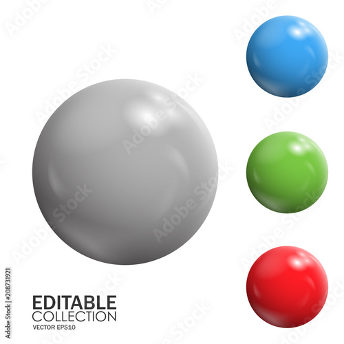 Editable 3d sphere