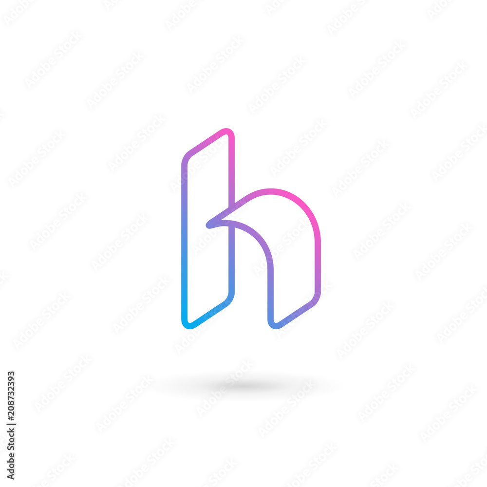 Letter H logo icon design template elements Letter H logo icon design template elements