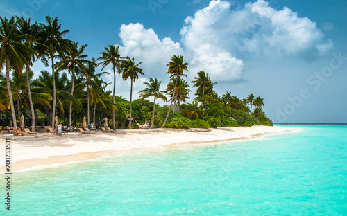 Maldives island. The perfect beach © Maria