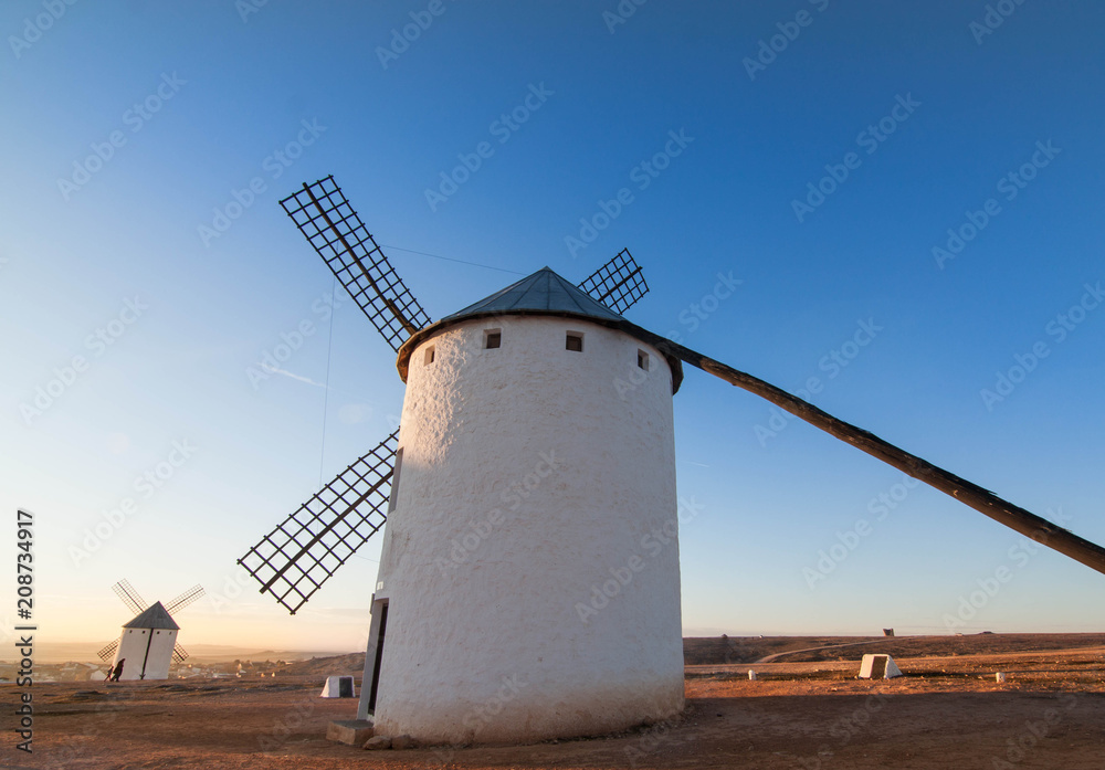 windmills from La Mancha, Castilla, Spain