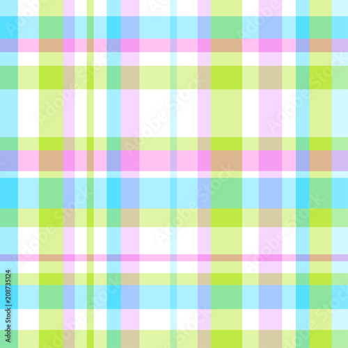 Seamless multicolored pattern. Checkered background. Abstract colored wallpaper of the surface. Bright colors. Doodle for design. Greeting cards