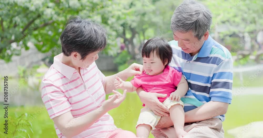 old grandparents and granddaughter old grandparents and granddaughter