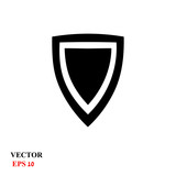 shield icon. vector illustration