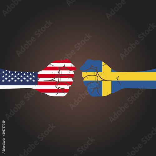 Conflict between countries: USA vs Sweden