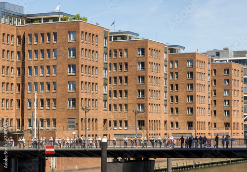 Office building at Sandtorkai in the Hafencity of Hamburg photo