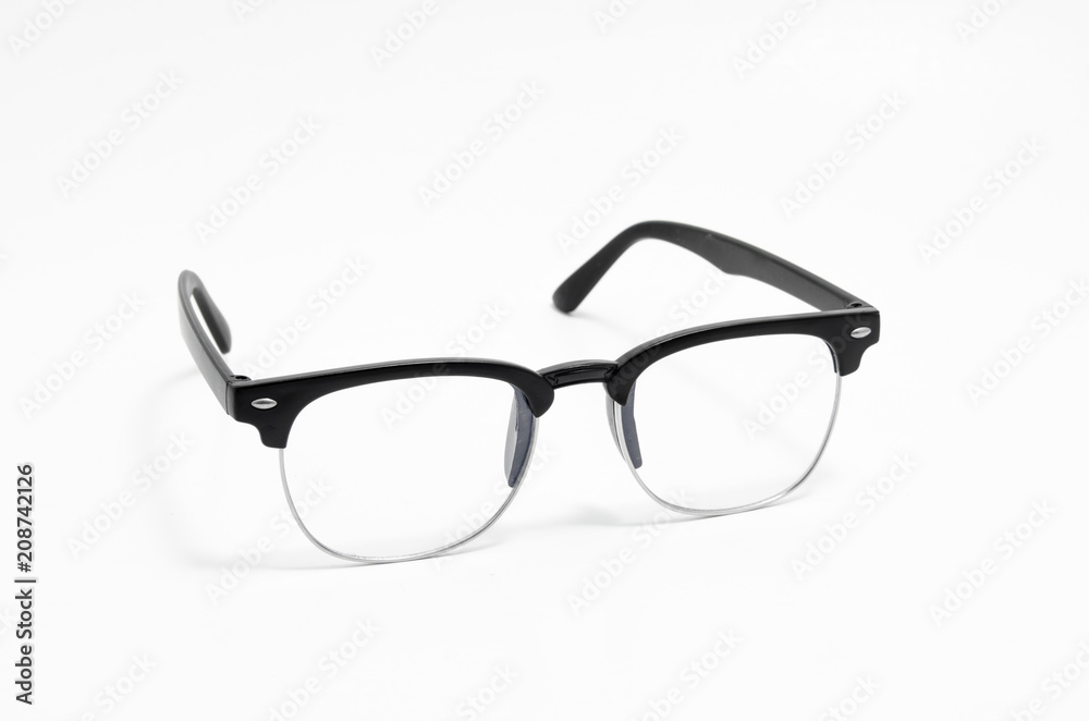 Eyeglasses isolated on white background.