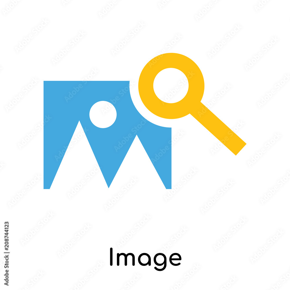 Image icon vector sign and symbol isolated on white background, Image logo concept Image icon vector sign and symbol isolated on white background, Image logo concept