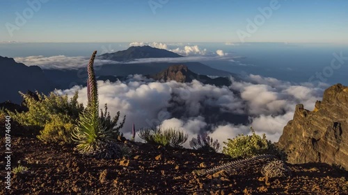 Sunrise in La Palma, Canary Islands, Spain photo