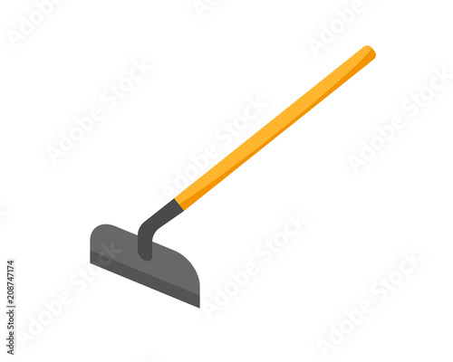 Garden hoe icon