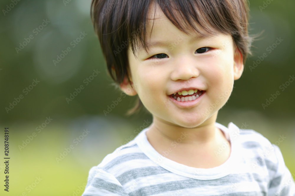 笑顔の男の子 笑顔の男の子