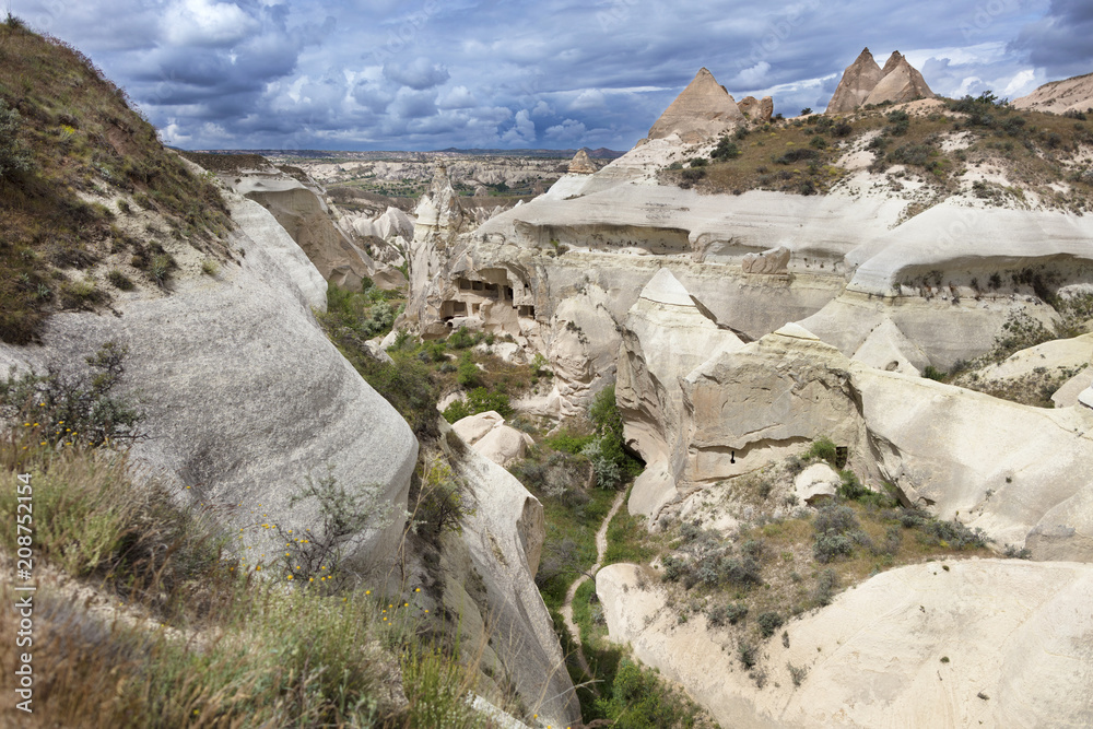 Abandoned caves in the mountains of Cappadocia Abandoned caves in the mountains of Cappadocia
