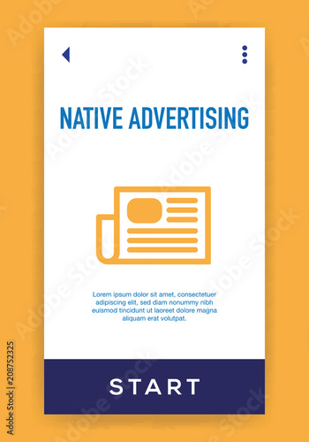 Native Advertising Icon