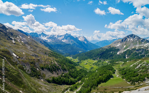 Forcola di Livigno (CH) - Vista aerea verso Poschiavo © Silvano Rebai