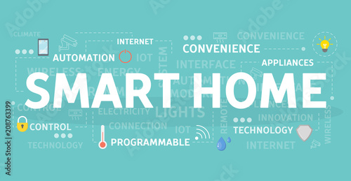 Smart home concept.