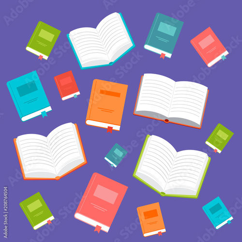 books vector illustration