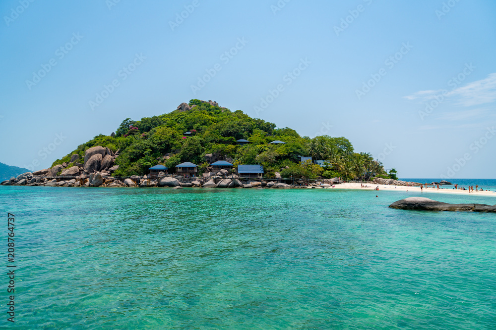 Beautiful island of Koh Nang Yuan located near Koh Tao, Thailand