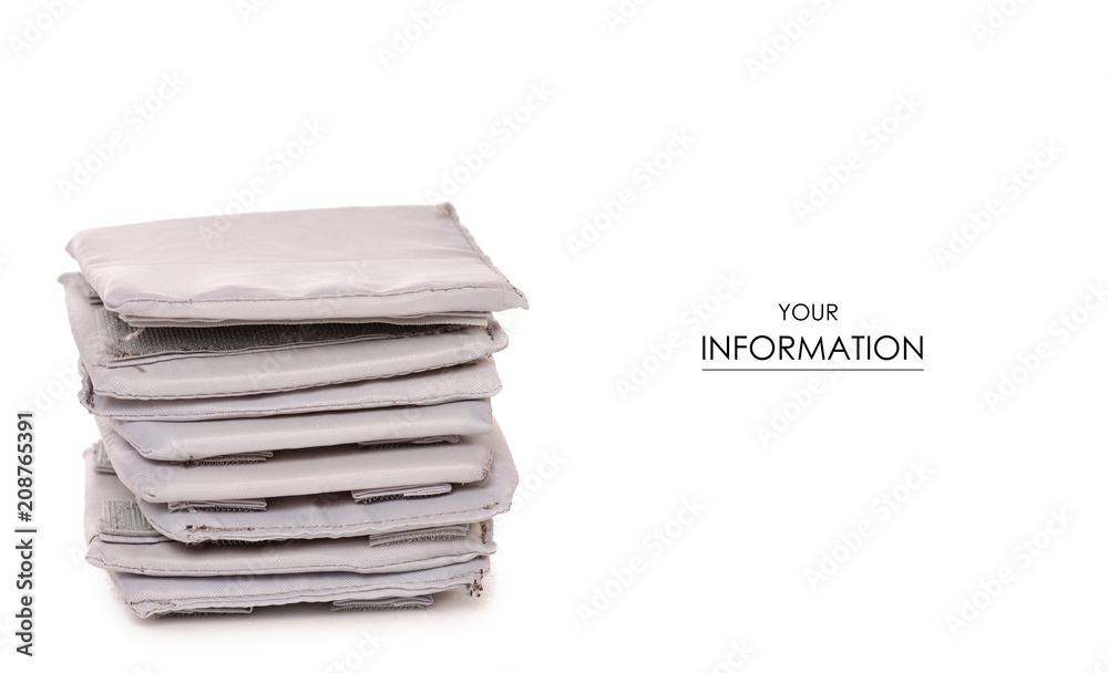 Partitions inserts backpack pattern on white background isolation Partitions inserts backpack pattern on white background isolation