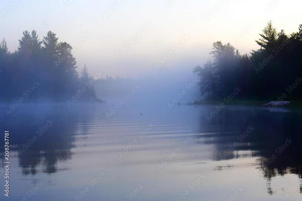 Blind Bay fog at sunrise