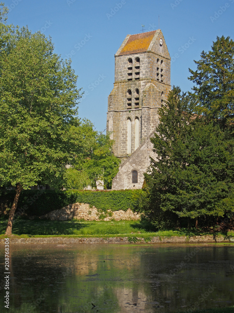 Clocher de l'église Saint-Etienne - Courances