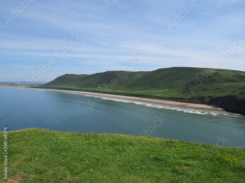 Wallpaper Mural Rhossili Beach, South Gower, Wales, UK Torontodigital.ca