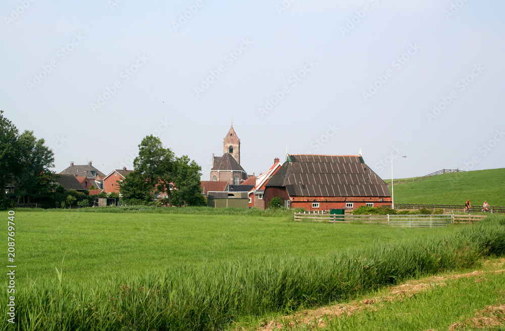View on Village of Wierum