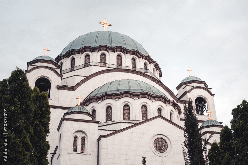 Saint Sava Temple in Belgrade, Serbia