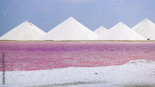 salt evaporation plant on B...