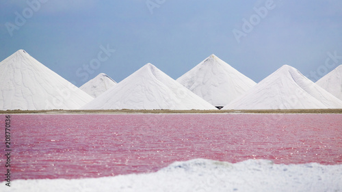 salt evaporation plant on B...
