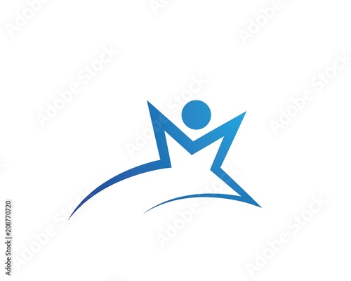 Star people Logo Template