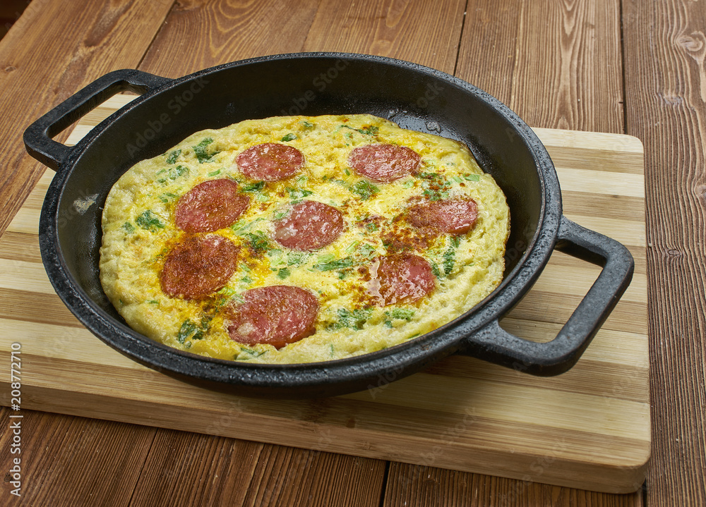 Pizza Frittata Pizza Frittata
