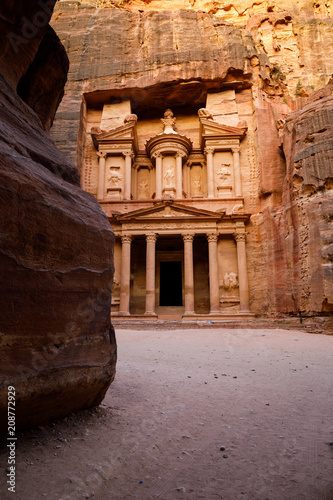 Treasury Facade in Petra Jordan