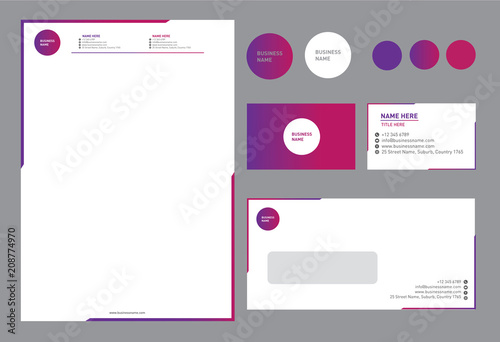 Bright Colorful Corporate Brand Identity