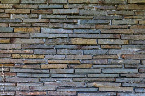 Beautiful background from stone bricks wall.