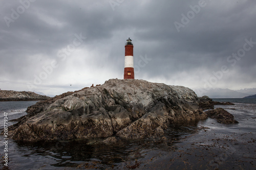 Obraz na plátně Lighthouse at the end of the world, Argentina