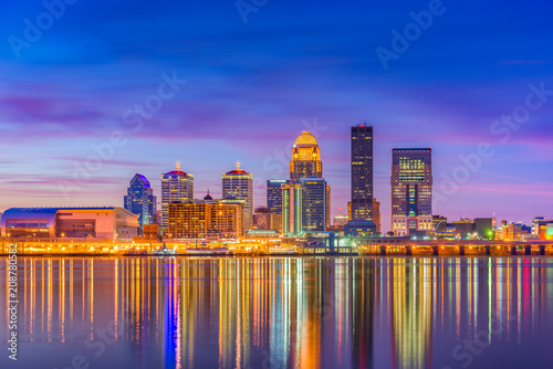 Louisville, Kentucky, USA Skyline