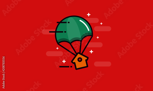 Parachute with Home Delivery Concept