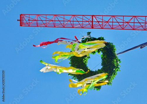 Richtkranz und Kranausleger