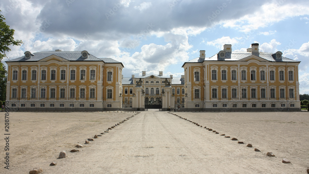 Palacio de Rundale en Bauska, Letonia