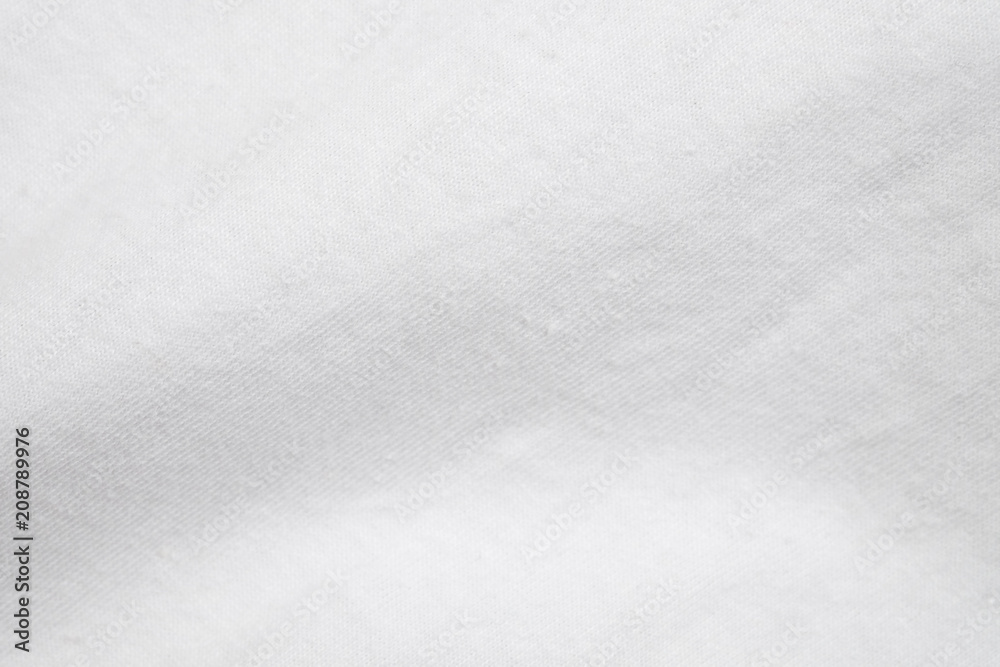 white fabric cloth background texture