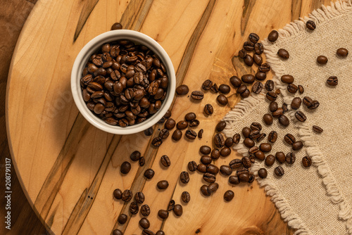 Coffee Beans in a Cup