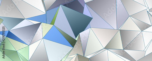 Low-Poly triangular background