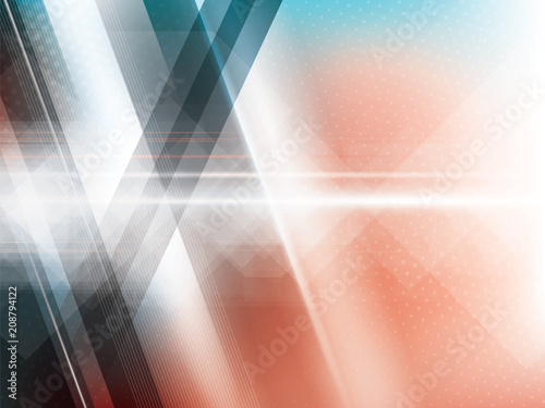 Abstract creative background of innovation and technology, mesh and texture of energy with dots, lines and bright lights. Science, technology, futurist and medical concept. Vector illustration.