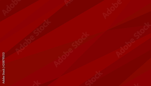 Red dynamic background. Vector geometric banner.