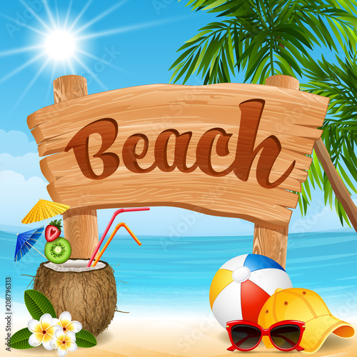 Beach banner