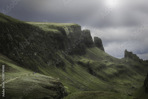 Hiking in Quiraing, Scotland