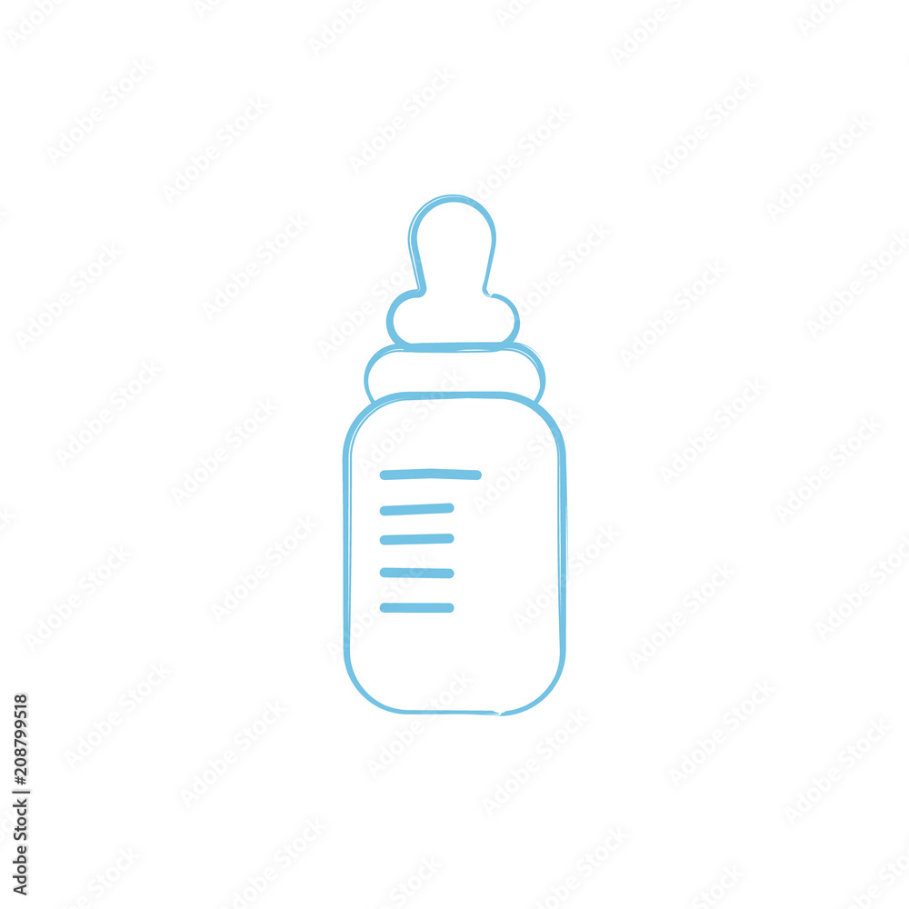 Vector icon baby bottle Vector icon baby bottle