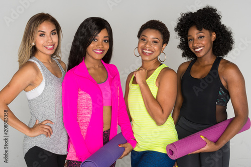 Group Of Fit Friends