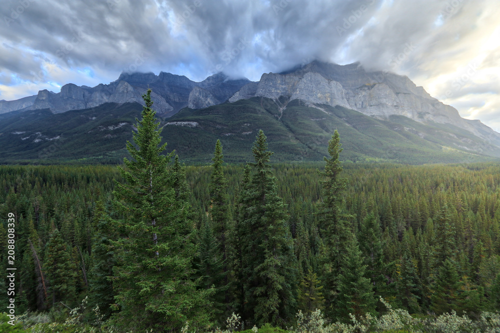 Fototapeta premium Stormy Banff Day