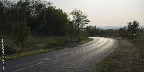 Scenic view of road, Kladovo, Bor District, Serbia